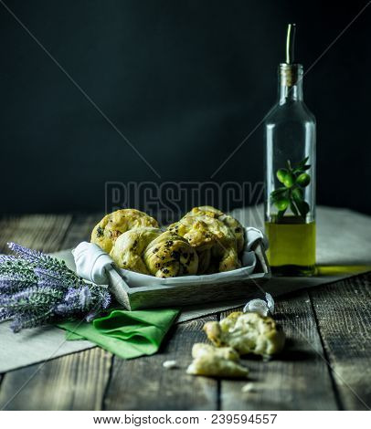 Dough Dainted By The Woman On The Board