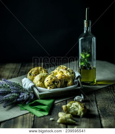 Dough Dainted By The Woman On The Board