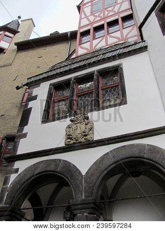 Eltz Germany, July 14, 2015:burg Eltz Castle Near Mosel River Valley, Germany