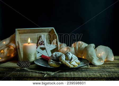 Dough Dainted By The Woman On The Board