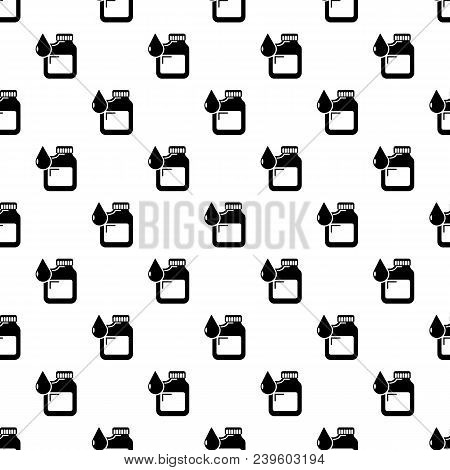 Canister Engine Oil Pattern Vector Seamless Repeating For Any Web Design
