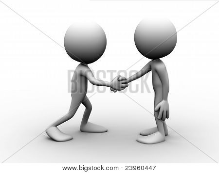 Due uomini Handshake