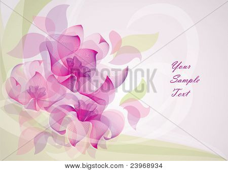 Fleur fond Vector 10 Eps