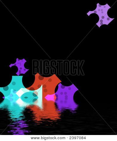 Fondo de ondulación del agua