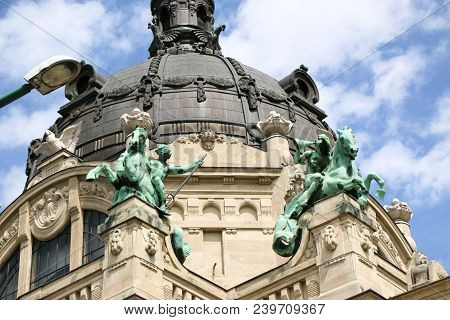 Szechenyi Medicinal Bath In Budapest, Hungary, Is The Largest Medicinal Bath In Europe. The Bath Can