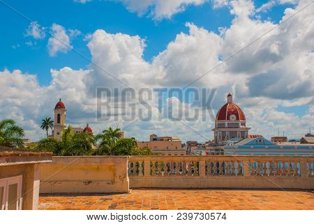 Cienfuegos, Cuba: View From The Terrace Of The Building Municipality, City Hall, Government Palace A