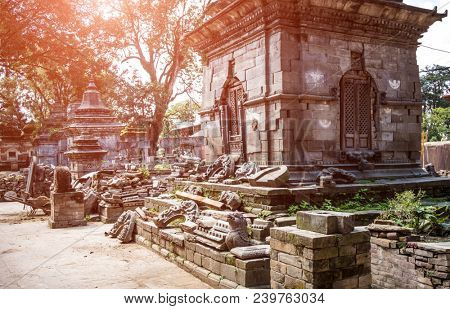Pashupatinath temple complex in Kathmandu, Nepal