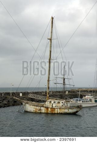 เรือใบในลา Graciosa
