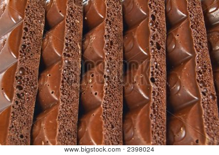 Poreuze chocolade