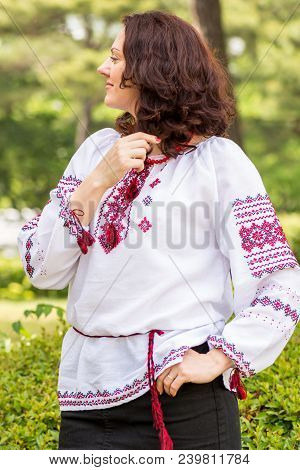 Ukranian Woman In Traditional Dress