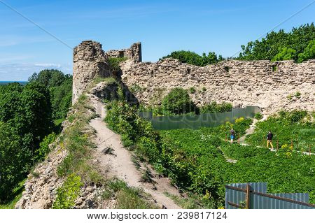 Ruins Of Koporye Fortress In Leningrad Region Near Saint-petersburg, Russia