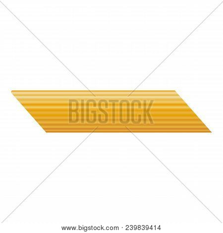 Penne Rigate Pasta Icon. Realistic Illustration Of Penne Rigate Pasta Vector Icon For Web Design Iso