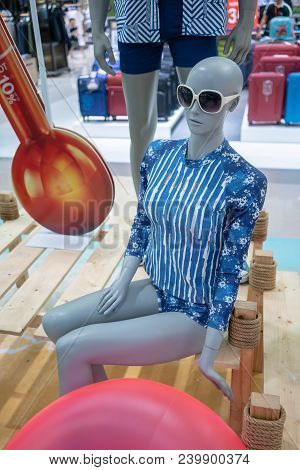 Elle Shop Display At Central Rama9, Bangkok, Thailand, Apr 30, 2018