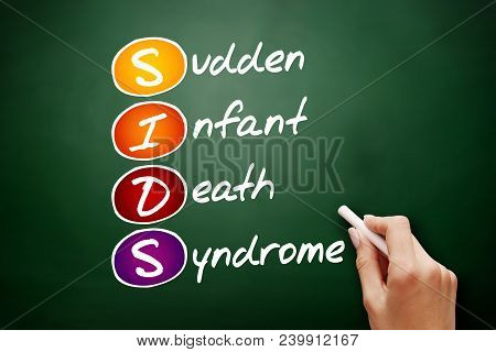 Sids - Sudden Infant Death Syndrome Acronym, Concept On Blackboard