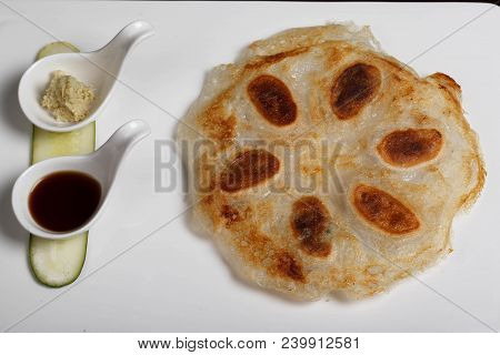 Gyoza Hot Food Vegetabl Asian Meal Closeup