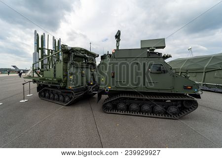Berlin, Germany - April 25, 2018: Iris-t Sls Launching Station With Command And Fire-control System 