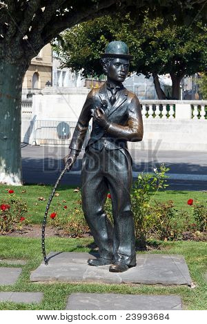 มีอนุสาวรีย์ของ Charlie Chaplin เวอเวย์ สวิตเซอร์แลนด์