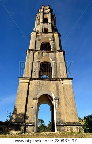 Tower In The Valley To Guarding The Sugar Plantation And Slaves  From Africa Which On It Worked