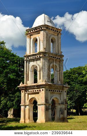 Tower In The Valley To Guarding The Sugar Plantation And Slaves  From Africa Which On It Worked.  Sa