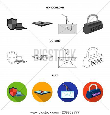 Hacker, System, Connection .hackers And Hacking Set Collection Icons In Flat, Outline, Monochrome St