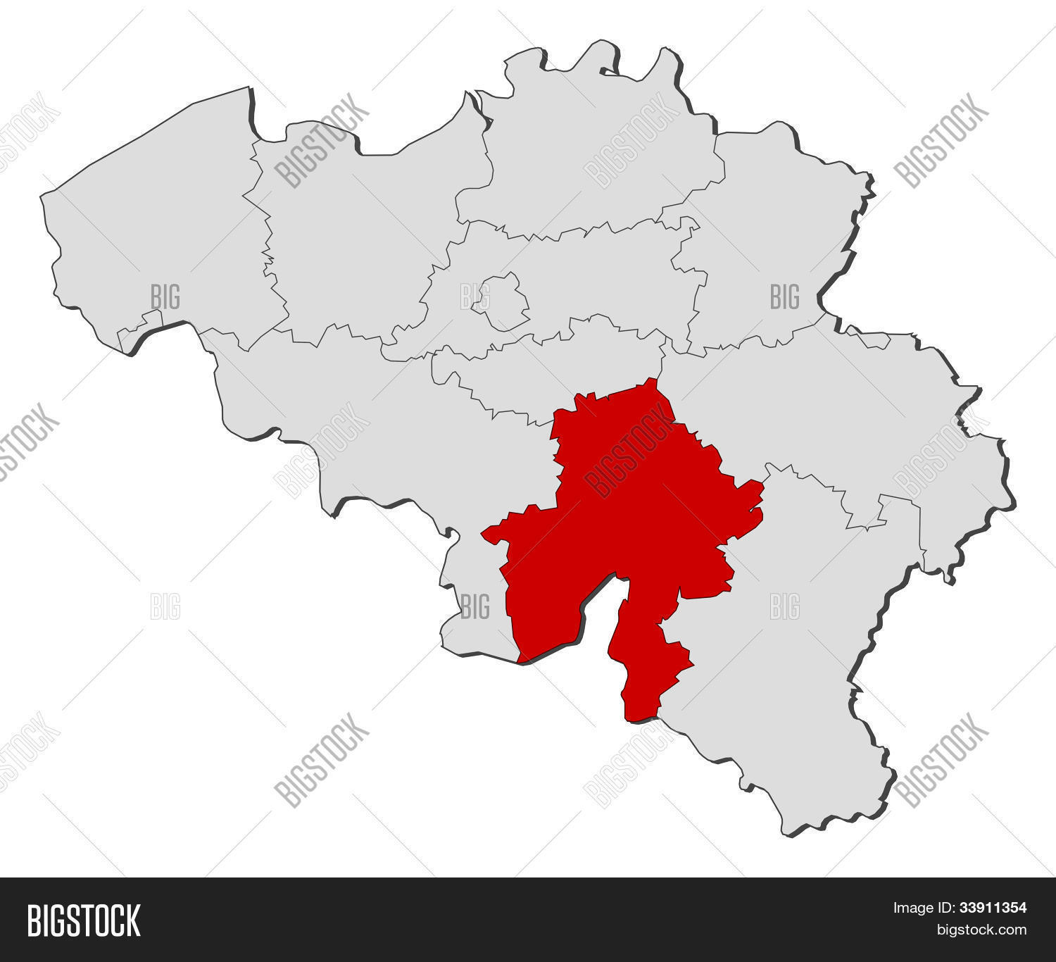 Map Belgium, Namur Image & Photo (Free Trial) Bigstock