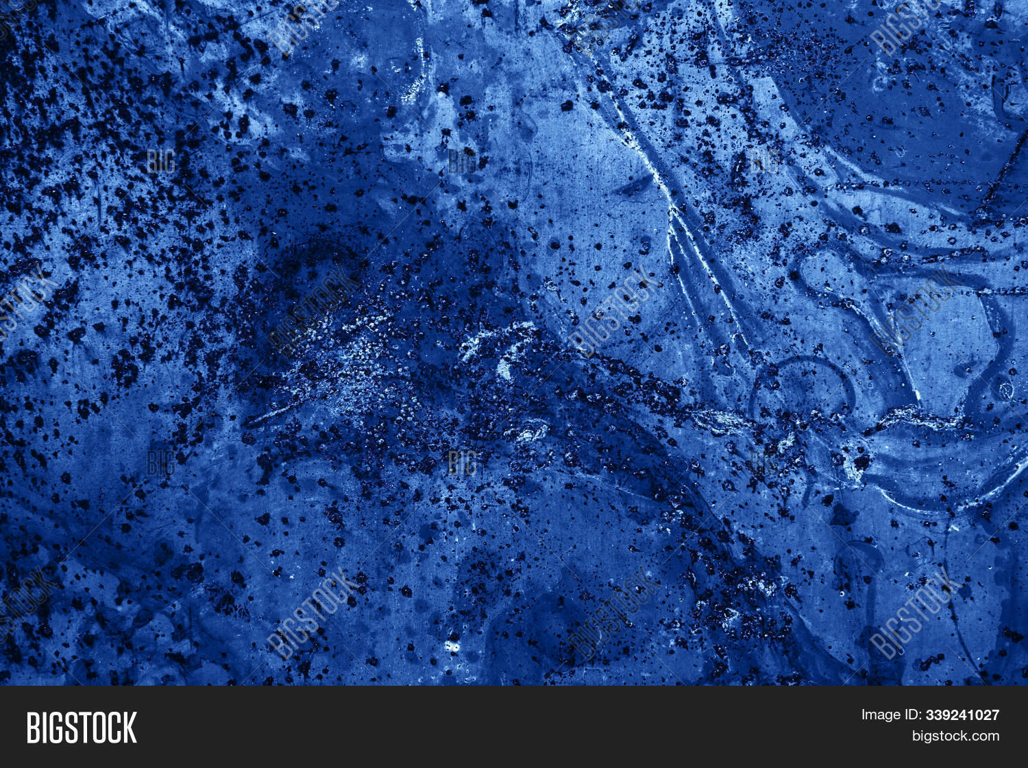 RBQOKJ 10x10ft Blue Marble Backdrop Natural Stones Texture Photo Background Abstract Marble Pattern Photography Backdrops for Shoot Studio Prop
