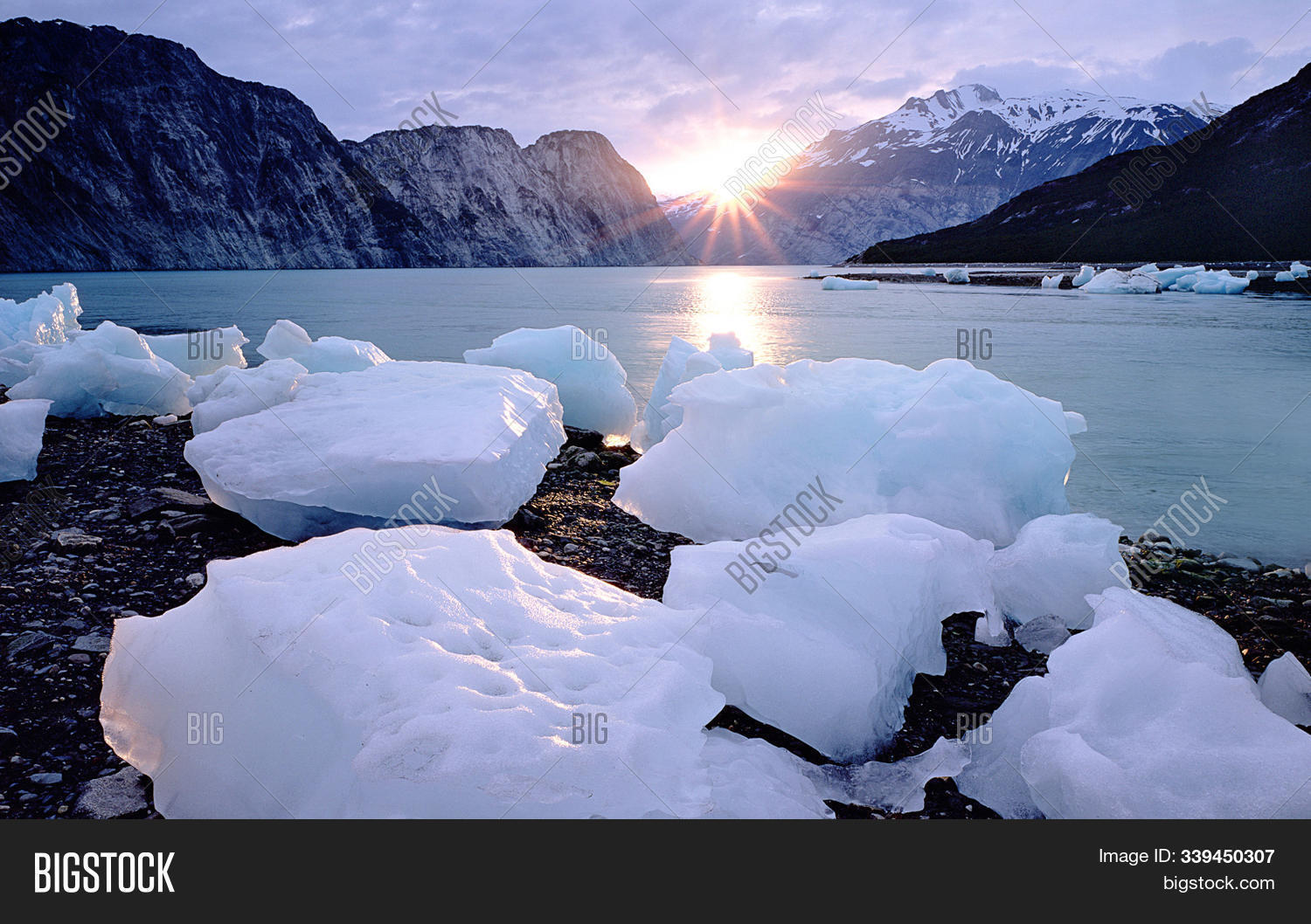Snow Mountain Scenery Image Photo Free Trial Bigstock