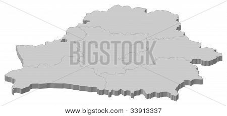 แผนที่ของเบลารุส