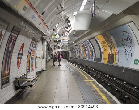 Oxford Circus Tube Station In London
