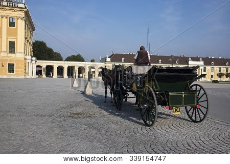 Schonbrunn Palace, German: Schloss Schonbrun, Baroque Summer Residence Of Habsburg Monarchs In Hietz