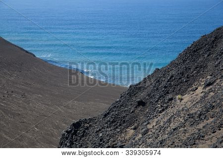 Volcanic Rock And Ocean