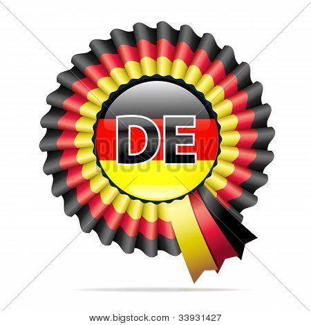 Nationale vlag badge, DE vector