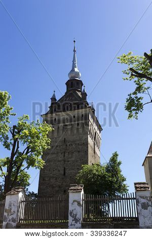 Viscri Town View In A Spring Day