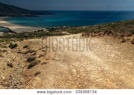 Scenic View At Peninsula Prasonisi At The South Side Of Rhodes Island, Greece