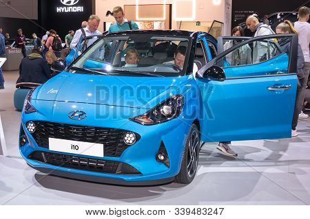 Frankfurt-september 19:  Hyundai I10 At The Frankfurt International Motor Show On September 19, 2019