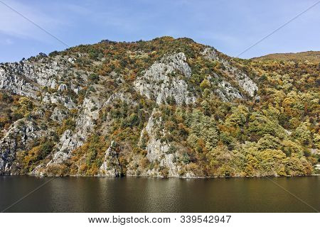 Amazing Autumn Ladscape Of Krichim Reservoir At Rhodopes Mountain, Plovdiv Region, Bulgaria