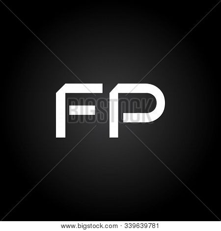 Initial Fp Letter Linked Logo. Creative Letter Fp Modern Business Logo Vector Template. Initial Fp L