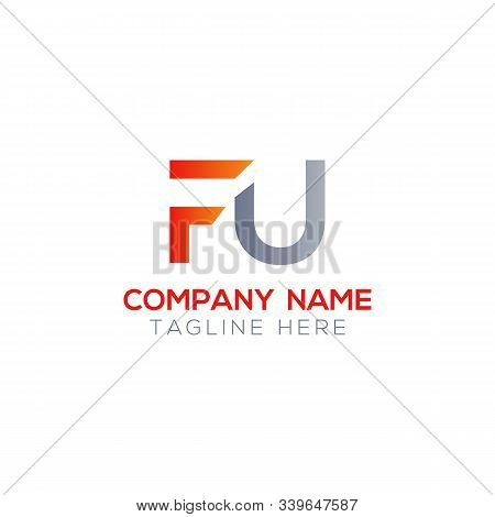 Initial Fu Letter Linked Logo. Creative Letter Fu Modern Business Logo Vector Template. Initial Fu L