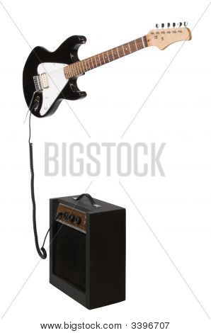 Electric Guitar With Amp