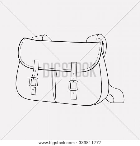 Fishing Creel Icon Line Element. Vector Illustration Of Fishing Creel Icon Line Isolated On Clean Ba