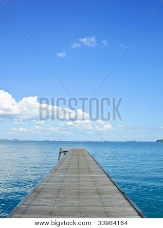 Pontile in legno