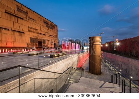 Gdansk, Poland - October 2, 2016: Building Of European Solidarity Centre (ecs) - Museum Commemoratin