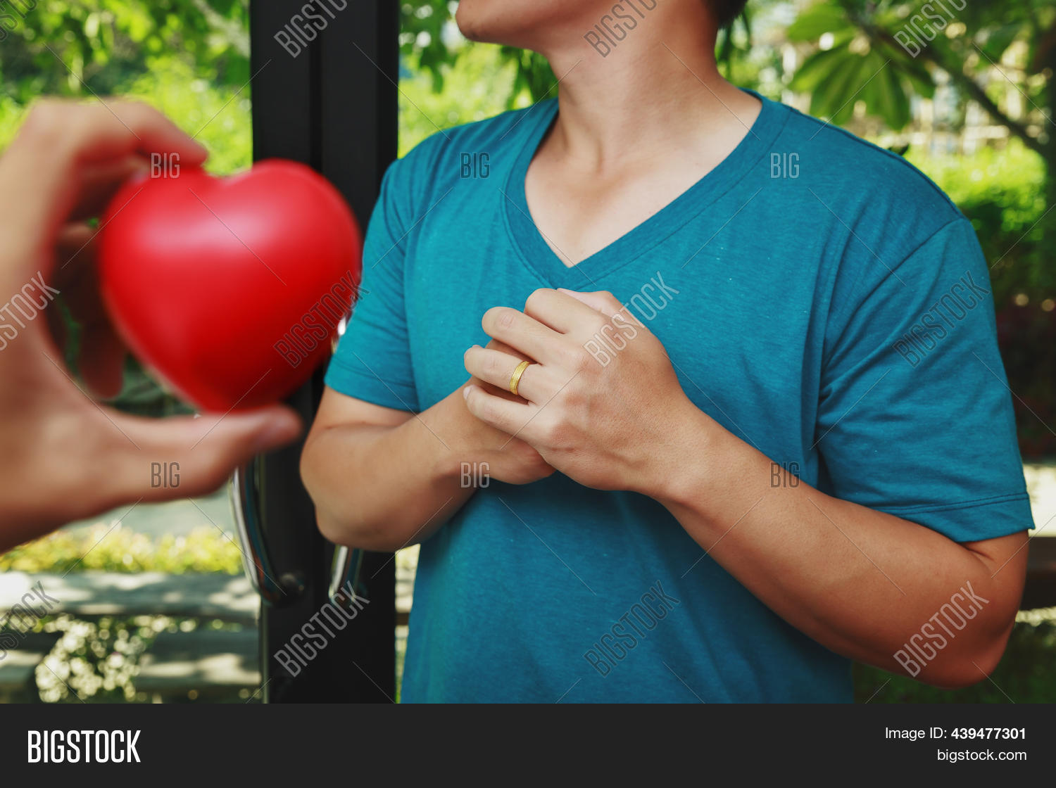 Man Clutching His Image & Photo (Free Trial) | Bigstock