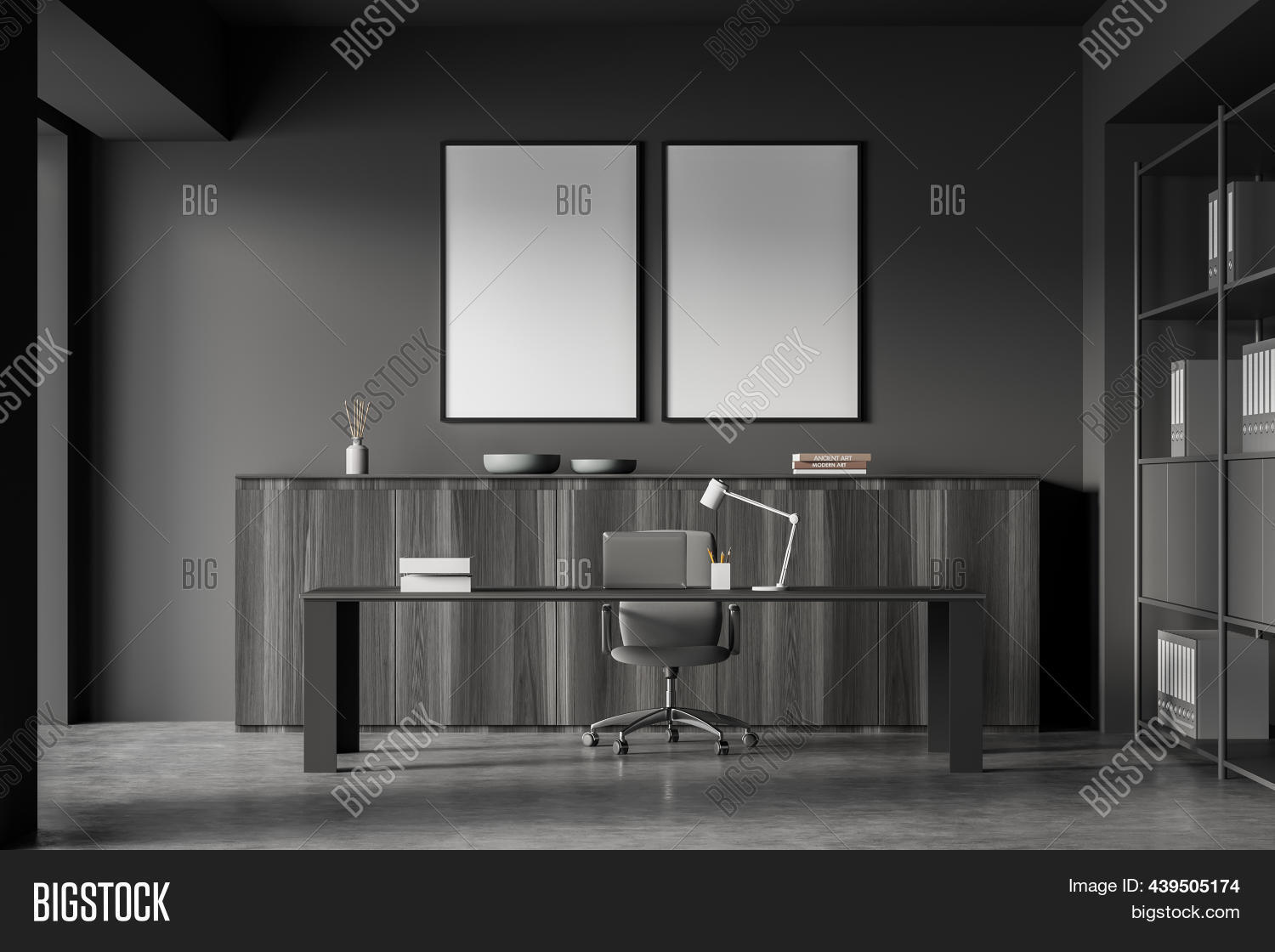 Grey Office Room Image & Photo (Free Trial) Bigstock