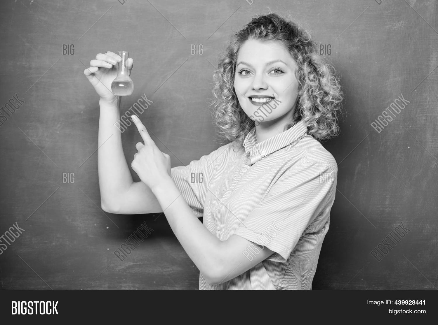 Girl Hold Chemical Image & Photo (Free Trial) Bigstock