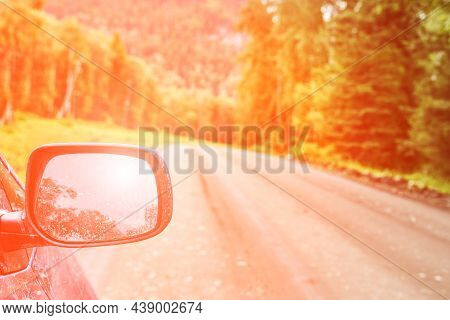 Vacation Roadtrip Landscape. Russian Altai Mountains. Multa Region. Holiday At Home. Staycation Conc