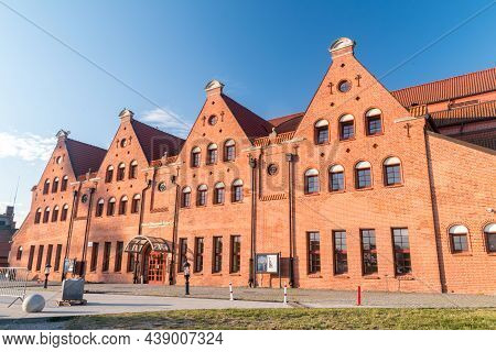 Gdansk, Poland - July 31, 2021: Polish Baltic Fryderyk Chopin Philharmonic.