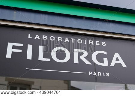 Bordeaux , Aquitaine France - 11 05 2021 : Filorga Laboratoires Logo Brand And Sign Text Emblem On W