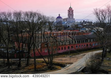 old russian town Serpuchov in spring