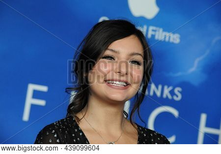 Cassady McClincy at the Apple Original Films' premiere of 'Finch' held at the Pacific Design Center in West Hollywood, USA on November 2, 2021.